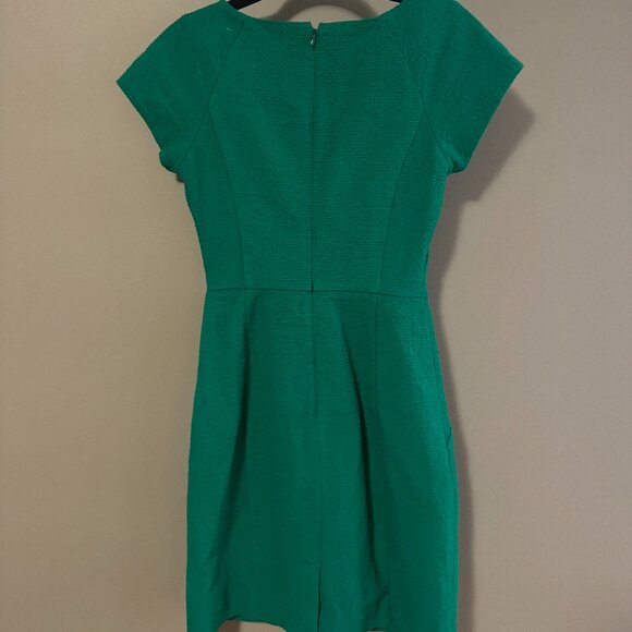 J.Crew Factory Kelly Green Cap Sleeve Dress - Picture 2 of 3
